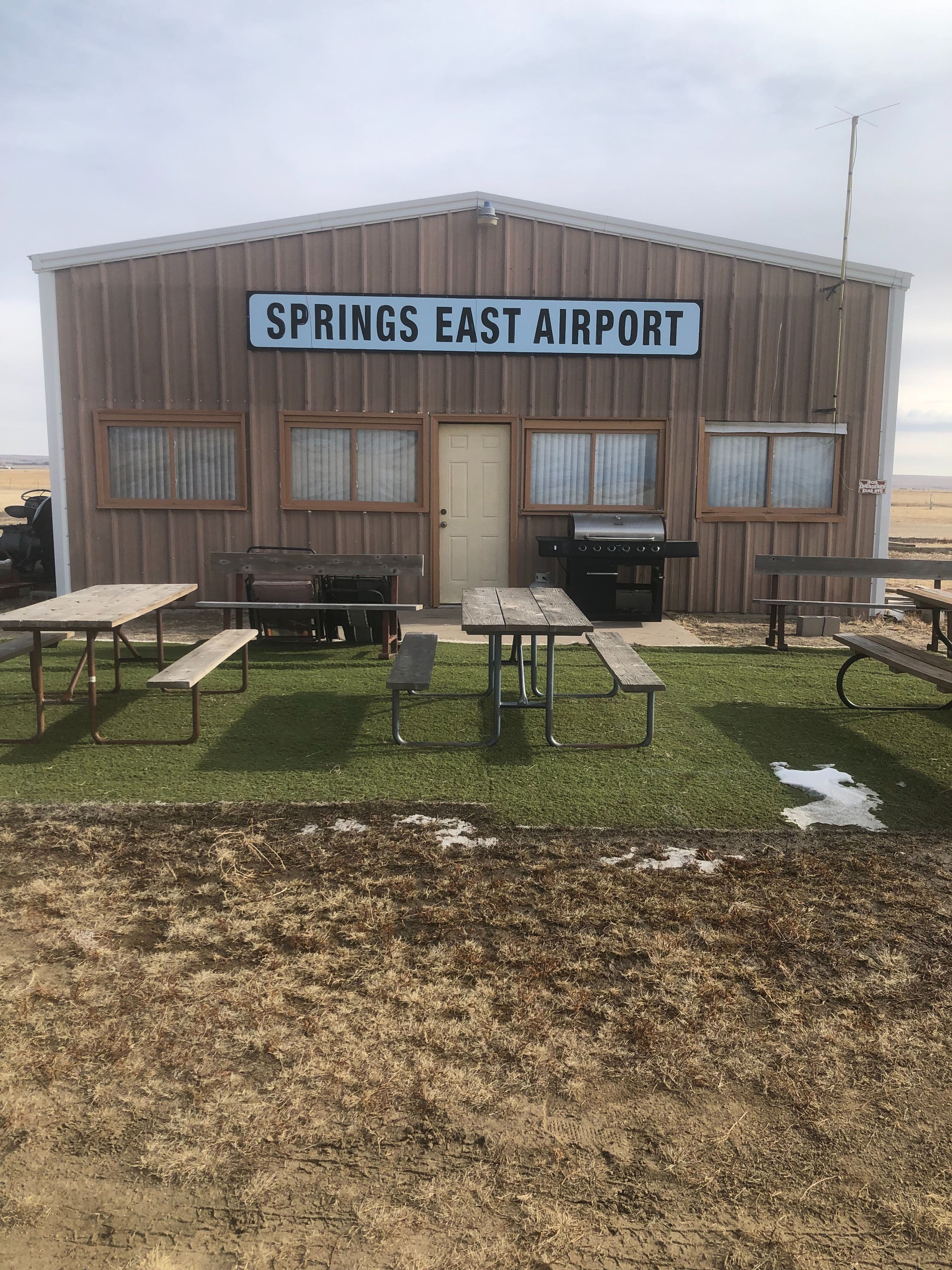 Covered parking T-hangars tie downs 4