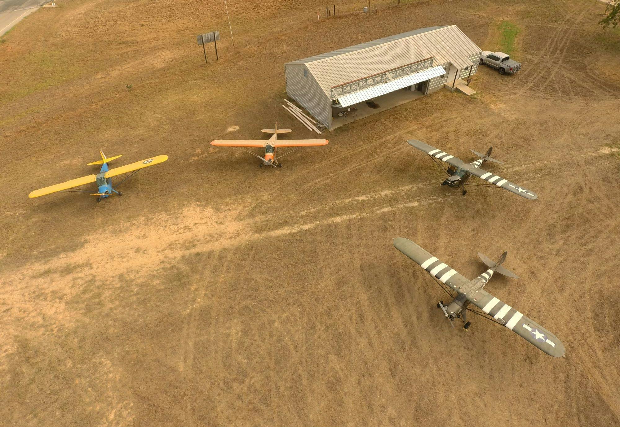 Shade Hangars 2800 ft Turf Runway 1