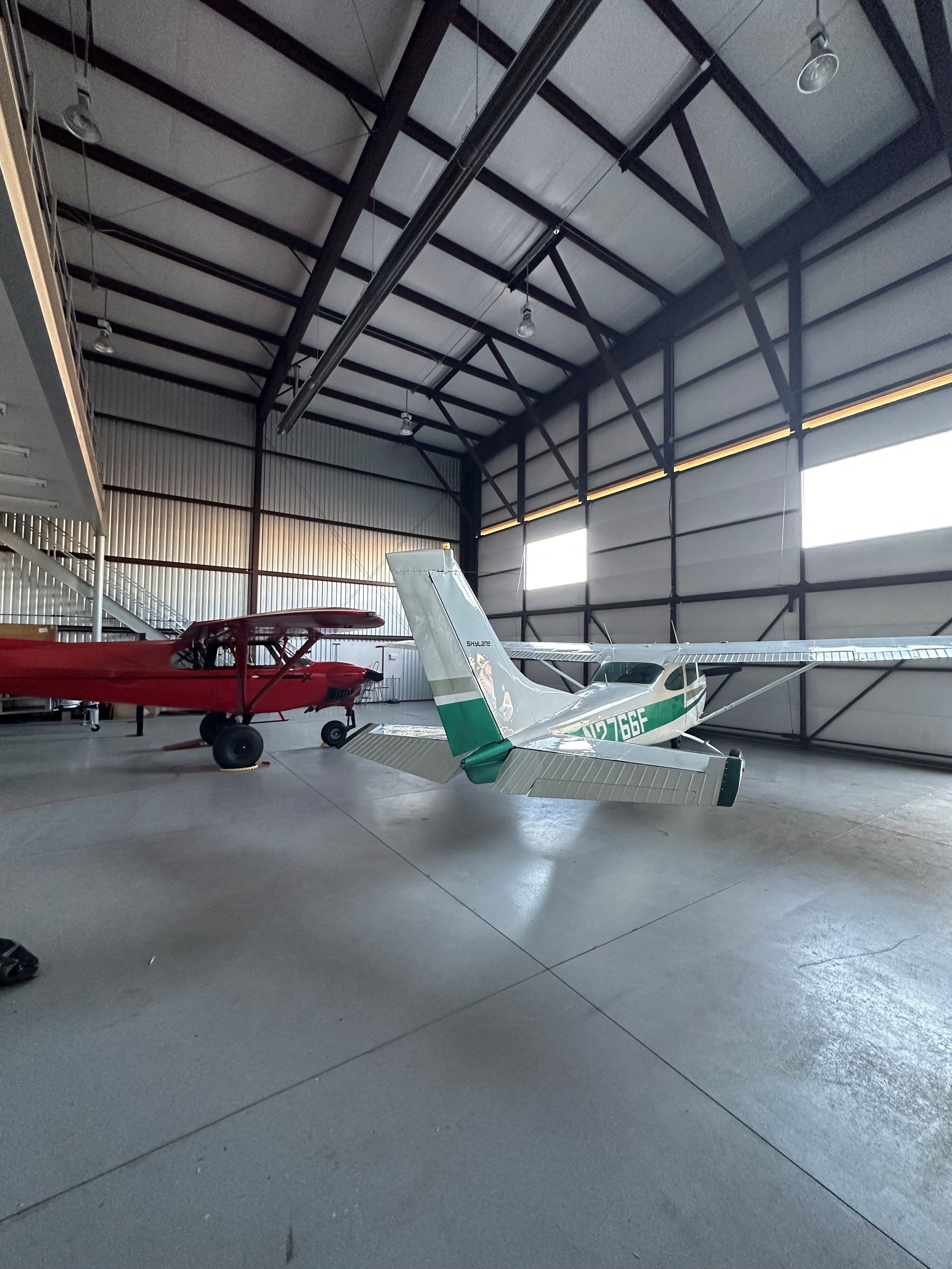 Clean Hangar With Upstairs 6