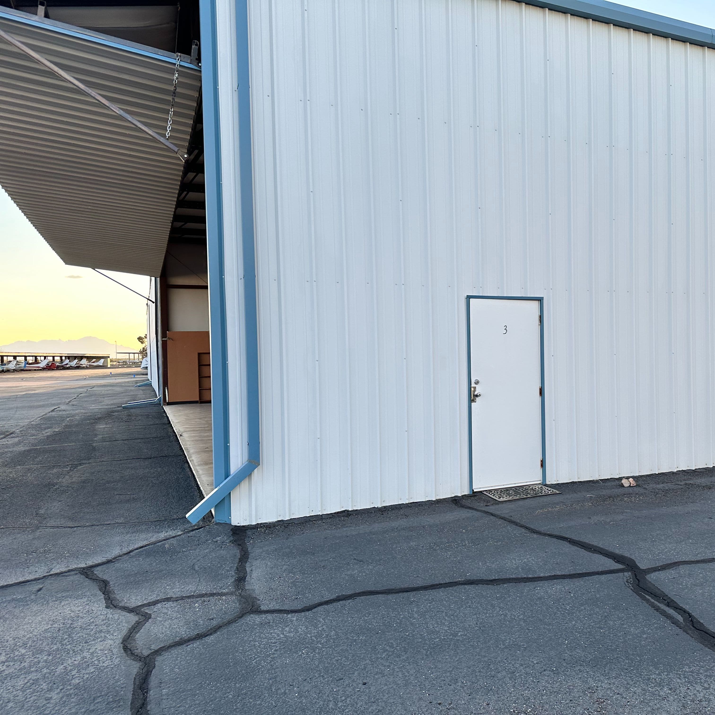 Short-term or long-term hangar space for rent at Ryan Airfield 3