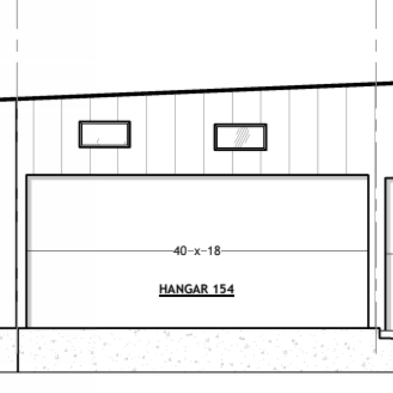 New Construction 42x35 Box Hangar 3